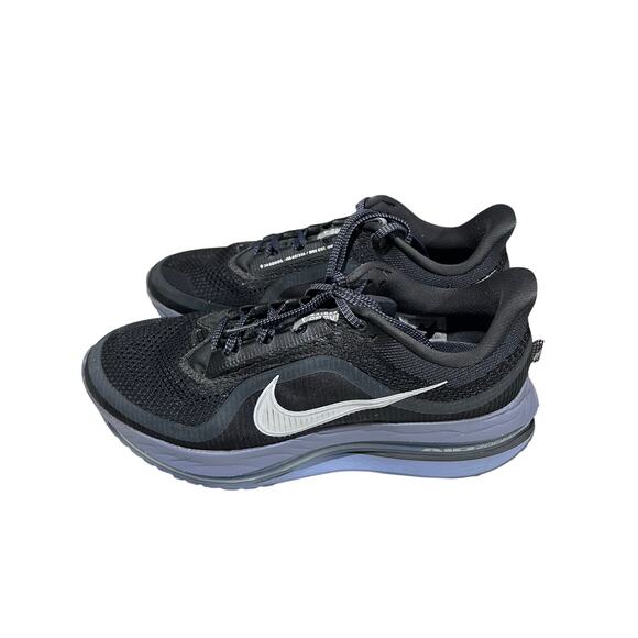 Nike Pegasus Premium Running Shoes HQ2592-006 Black Metallic Silver Size 10.5 - Picture 2 of 12